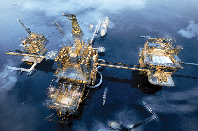  Saudi plans first offshore platform tourism project